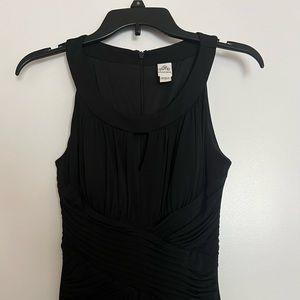 Black floor length dress, size 6.